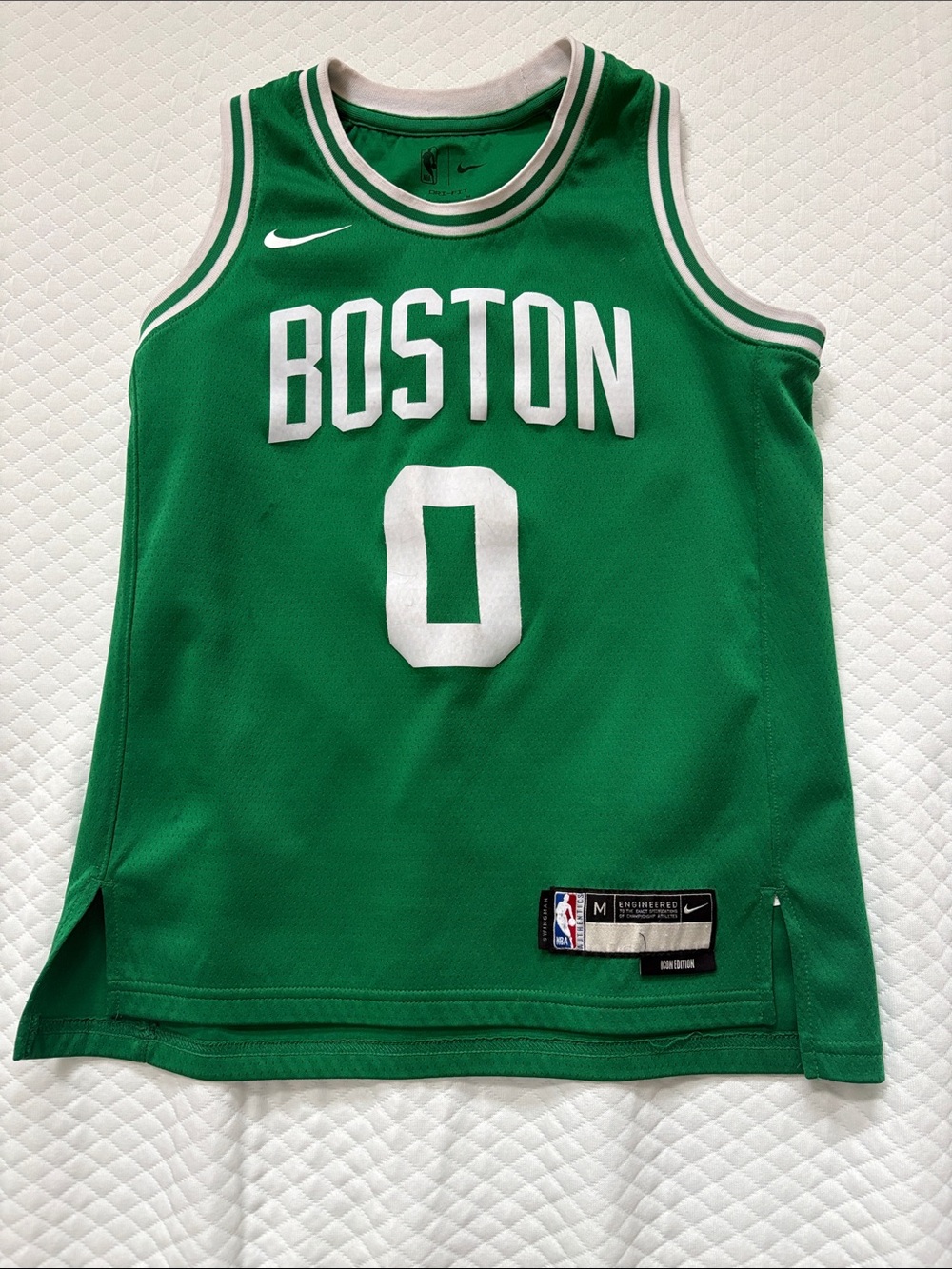 Nike Green Boston Basketball Jersey Kids